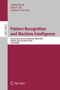 Pattern Recognition and Machine Intelligence