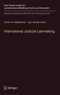 International Judicial Lawmaking