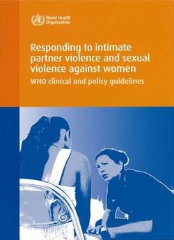 Responding to intimate partner violence and sexual violence against women