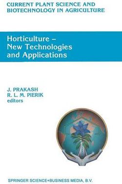 Horticulture - New Technologies and Applications