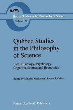 Quebec Studies in the Philosophy of Science