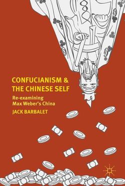 Confucianism and the Chinese Self