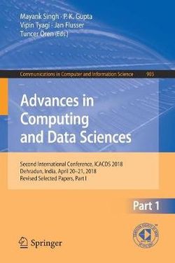 Advances in Computing and Data Sciences