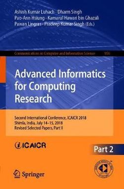 Advanced Informatics for Computing Research