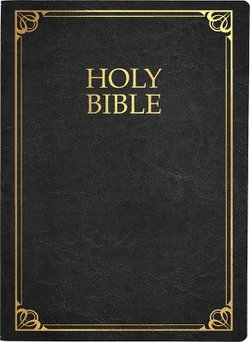 KJV Family Legacy Holy Bible, Large Print, Black Genuine Leather, Thumb Index