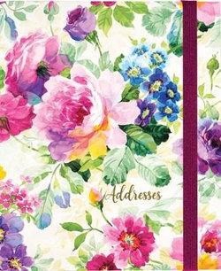 Peony Garden Large Address Book