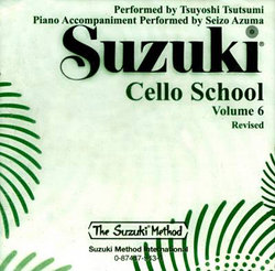 Suzuki Cello School 6 CD