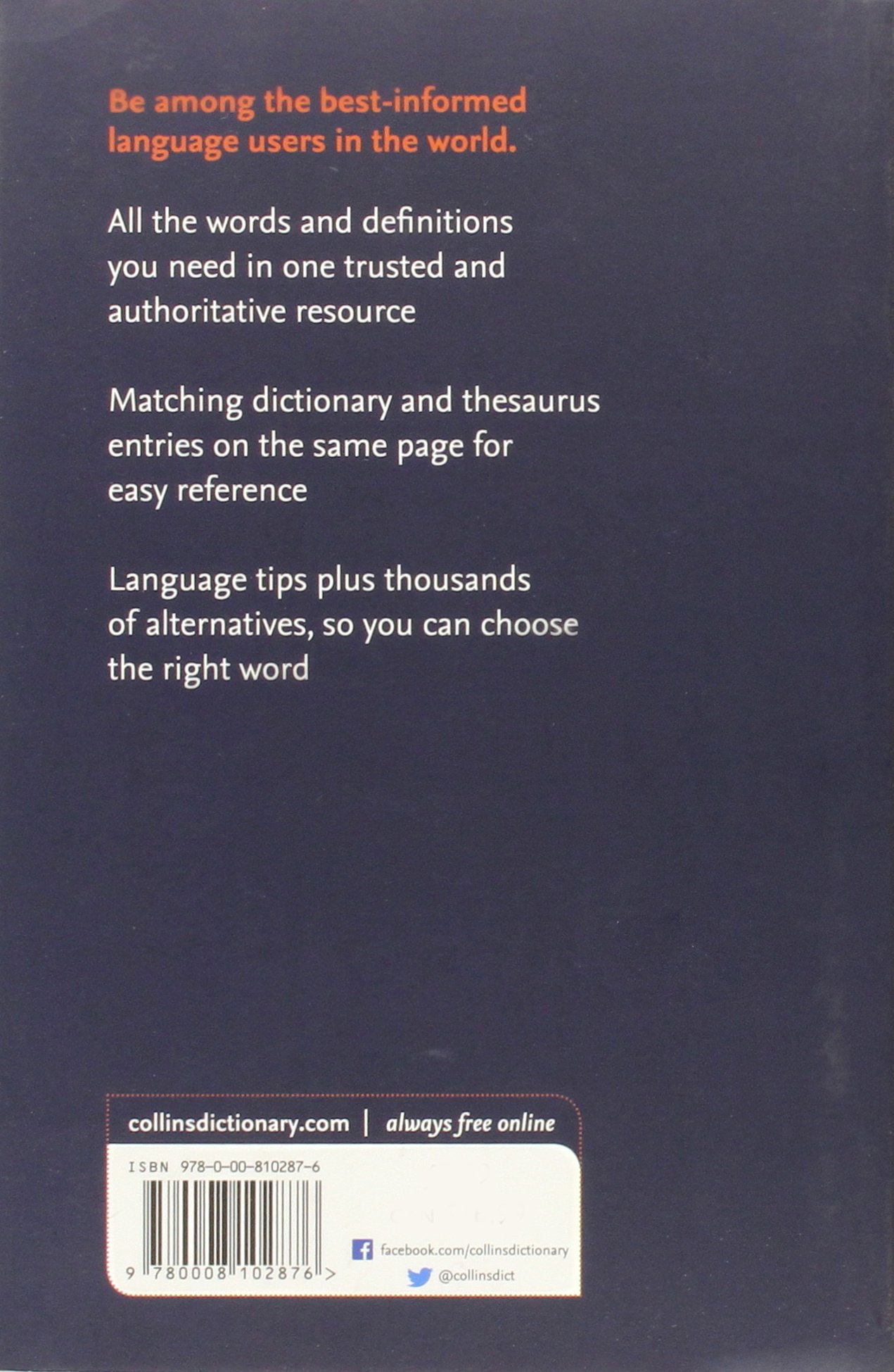 Collins English Dictionary And Thesaurus Essential | Angus & Robertson