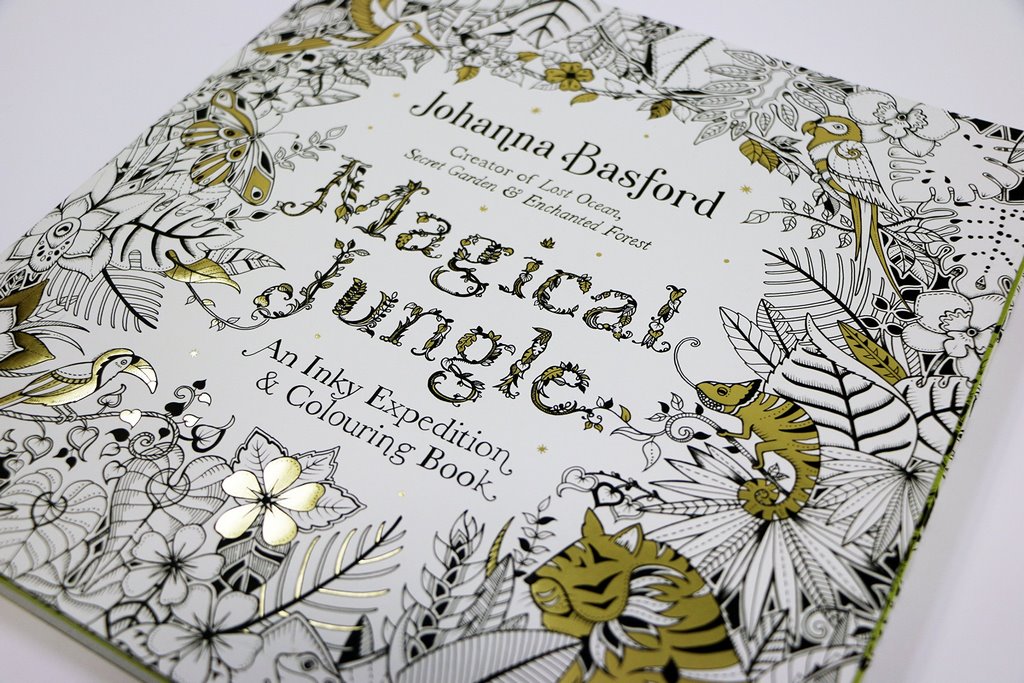 Coloring Book: Magical Jungle, an Inky Expedition and Coloring