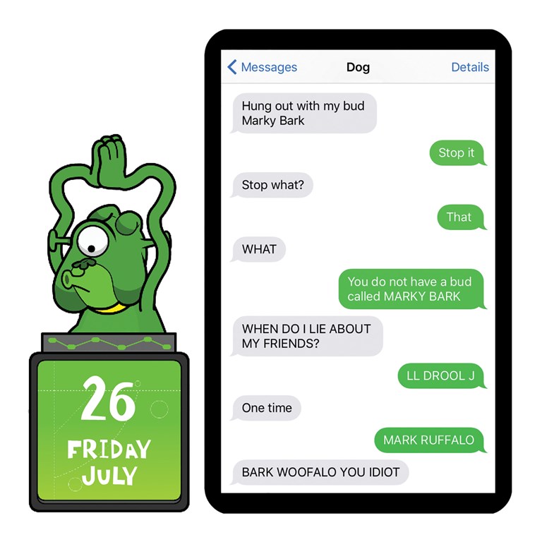 Texts from Dog 2019 DaytoDay Calendar Angus & Robertson