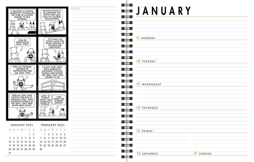 Dilbert 2021 Monthly Weekly Planner Calendar Angus Robertson