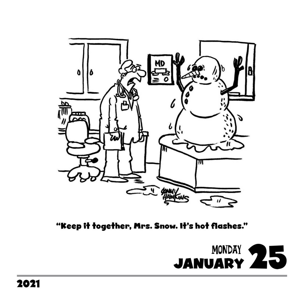 Medical CartoonADay 2021 Calendar Angus & Robertson